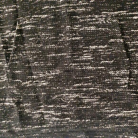 Liz Claiborne Weekend Black Speckled Knit Pullover Tunic Sweater Womens Medium - Picture 3 of 10